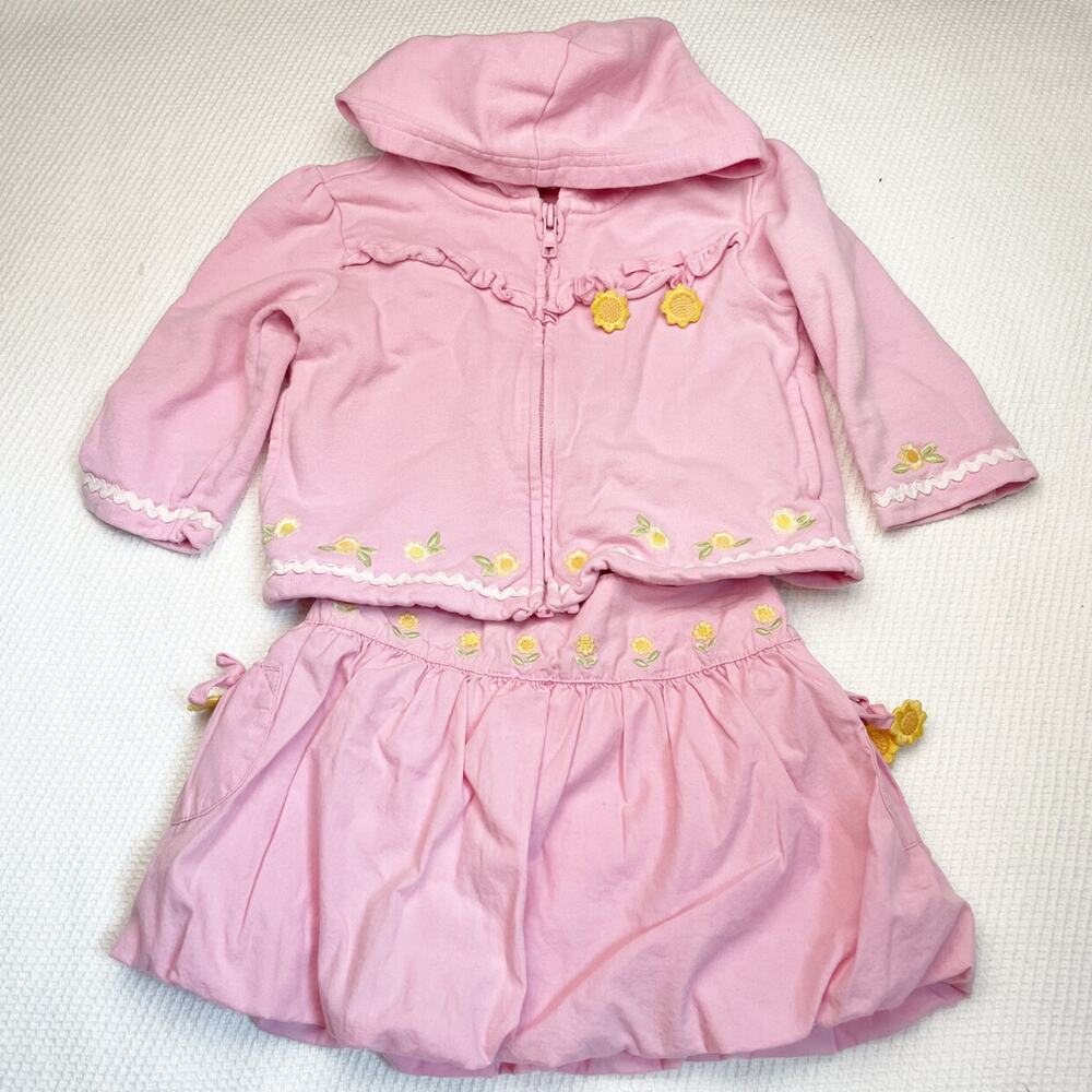 Gymboree Skirt And Hoodie Set